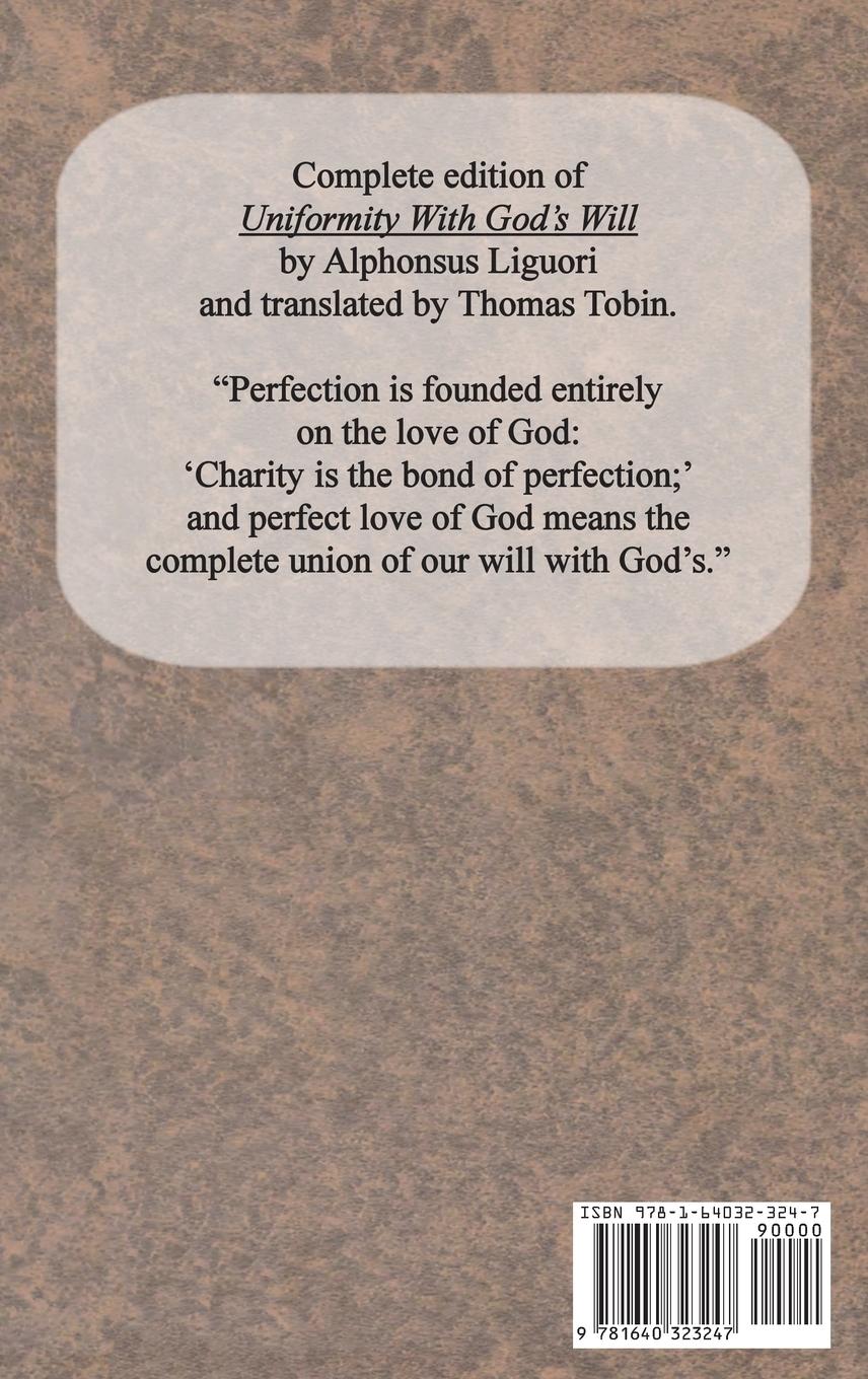 Rückseitencover Uniformity With God's Will