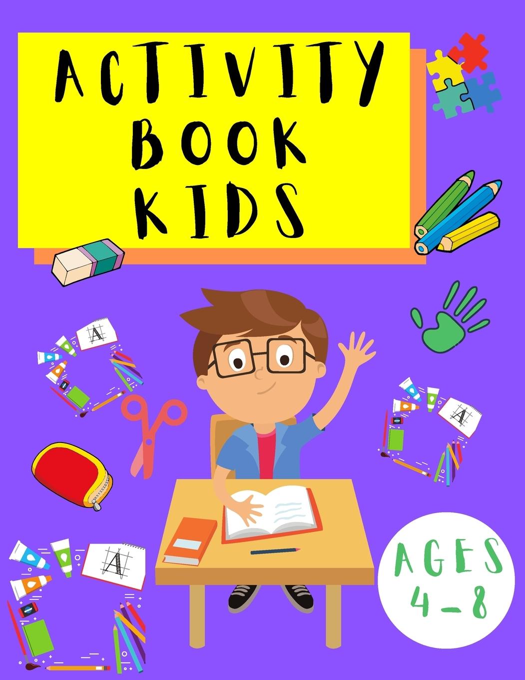 Vorderes Coverbild Activity Book Kids 4-8