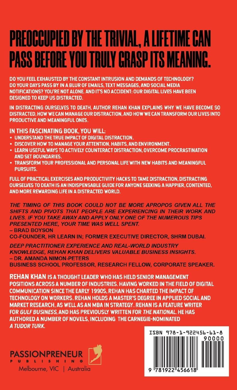 Rückseitencover Distracting Ourselves to Death