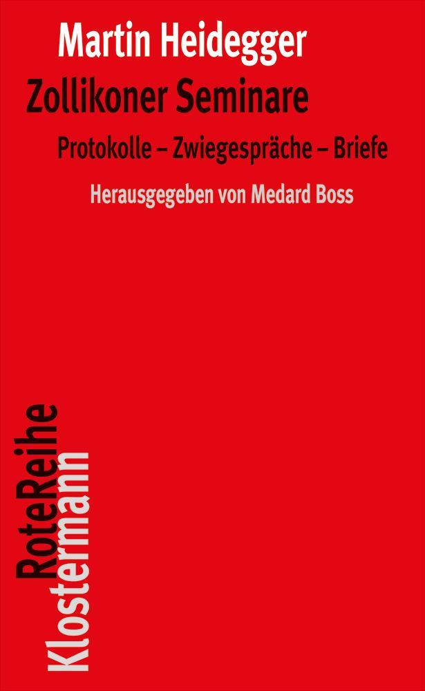 Vorderes Coverbild Zollikoner Seminare