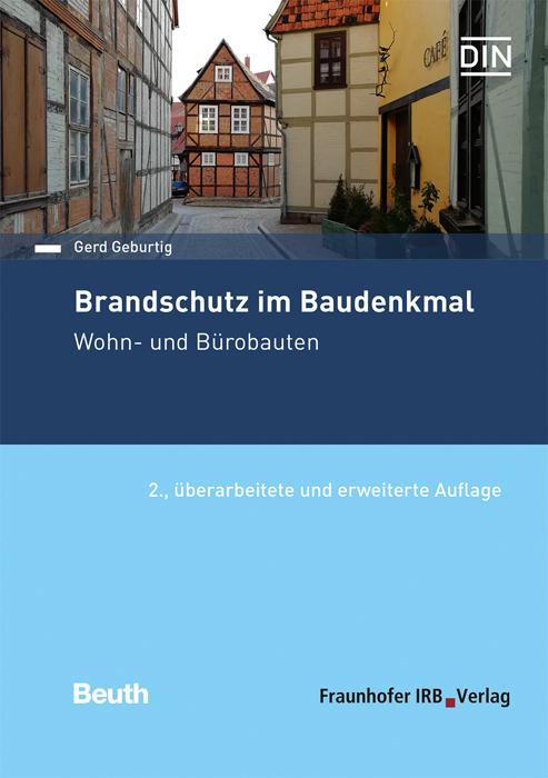 Vorderes Coverbild Brandschutz im Baudenkmal. Wohn- und Bürobauten.