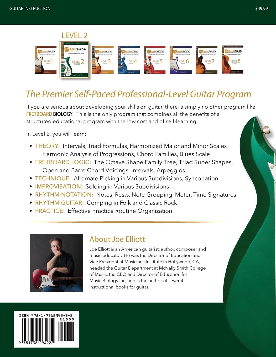 Rückseitencover Fretboard Biology - Level 2