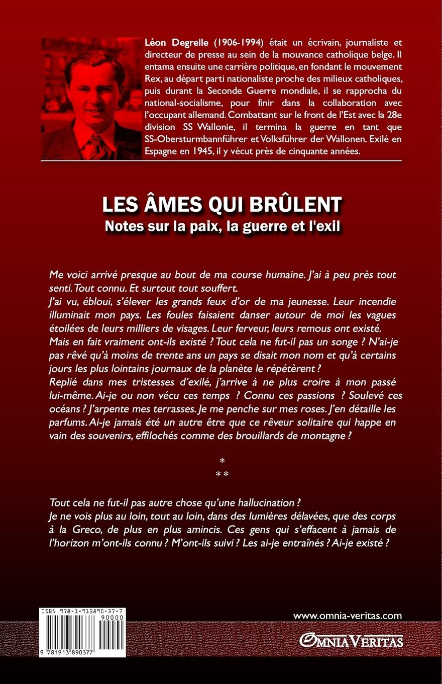 Rückseitencover Les âmes qui brûlent