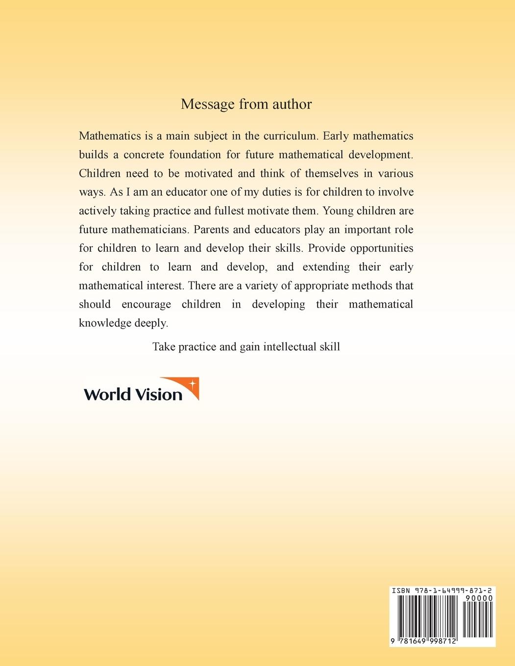 Rückseitencover Mathematics Concrete Foundation for Early Learners