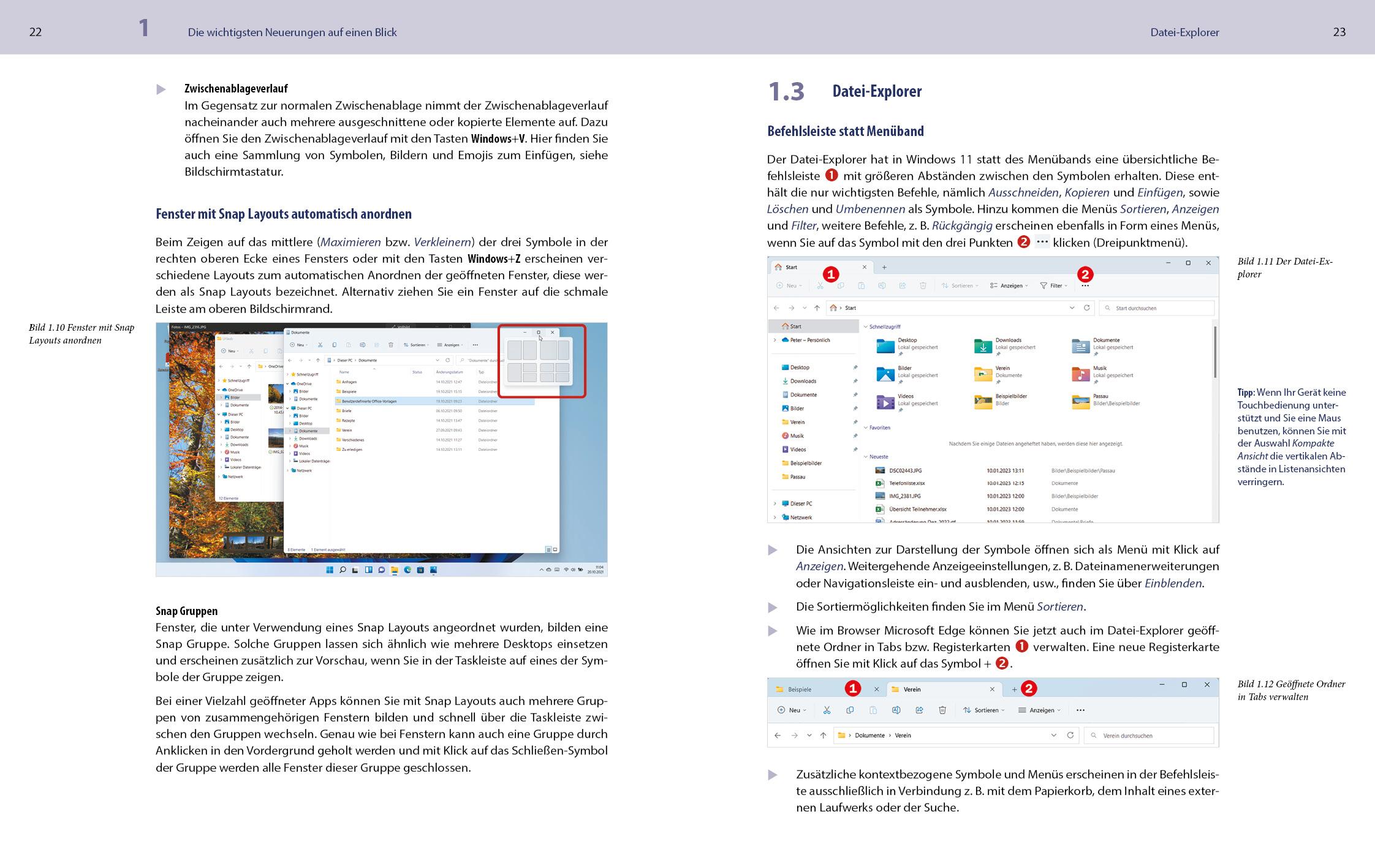 Beispielinhalt (Bild) Windows 11 - Vom Einsteiger zum Profi