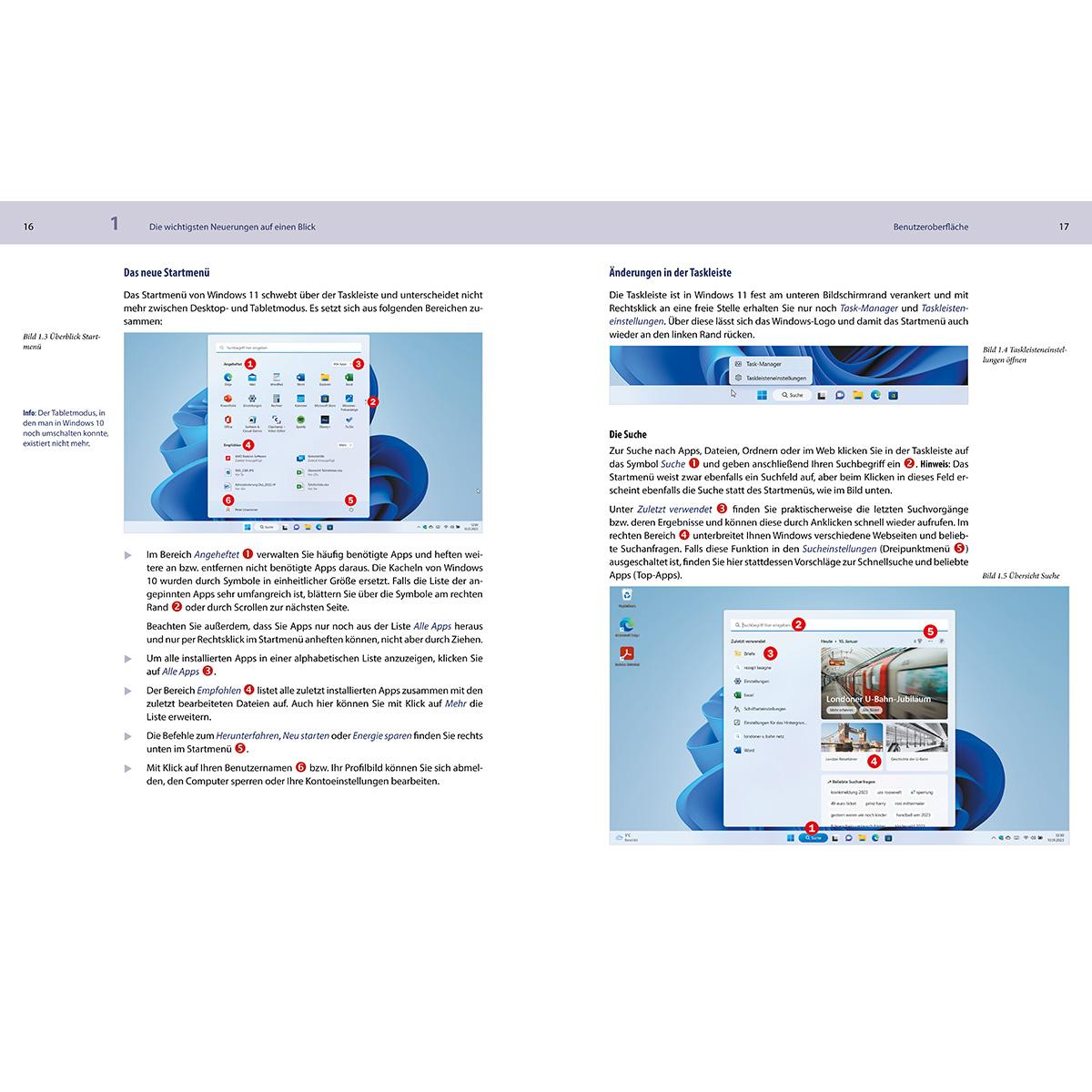 Beispielinhalt (Bild) Windows 11 - Vom Einsteiger zum Profi