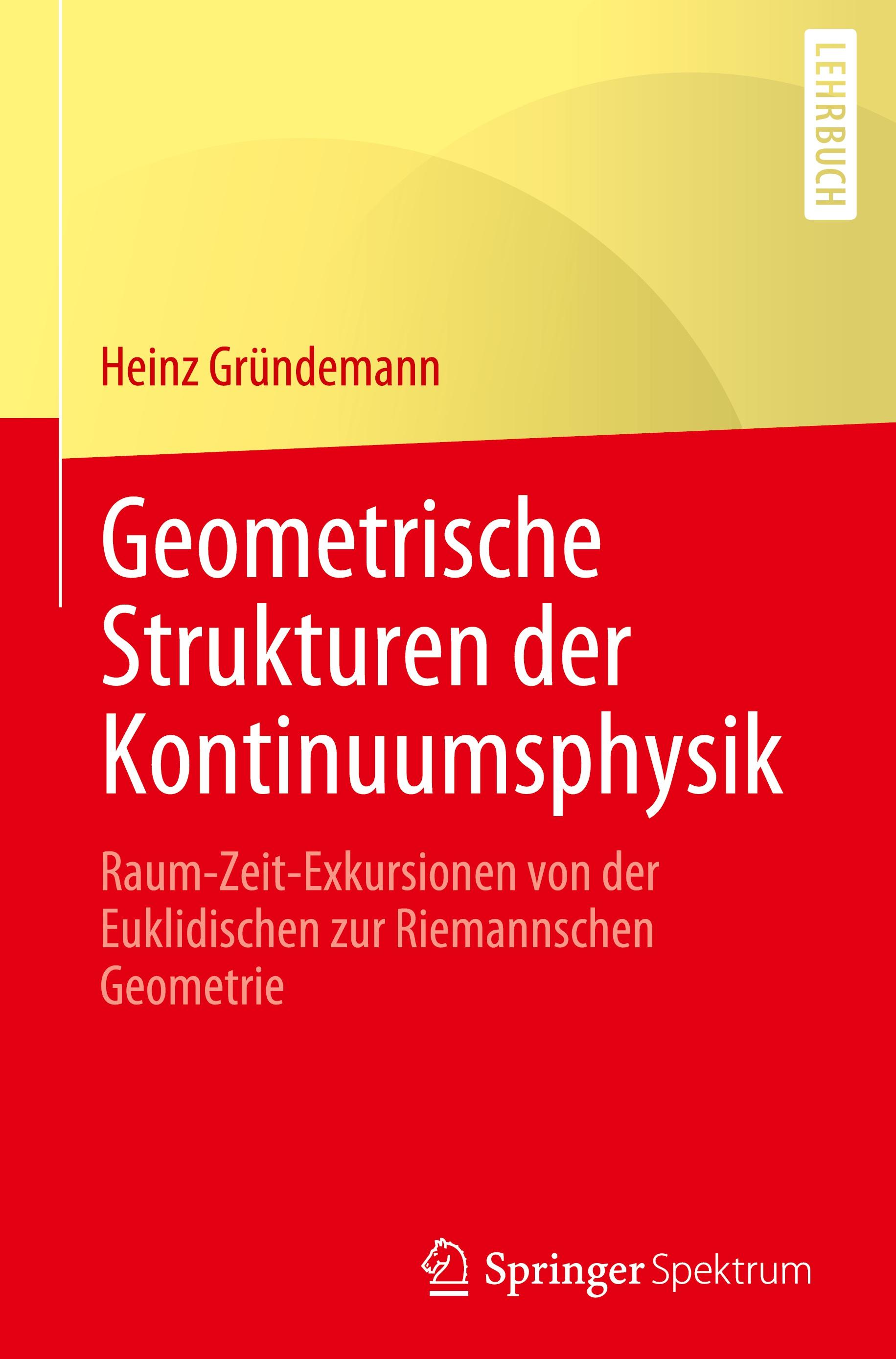 Vorderes Coverbild Geometrische Strukturen der Kontinuumsphysik