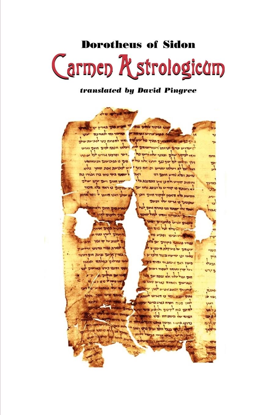 Vorderes Coverbild Carmen Astrologicum