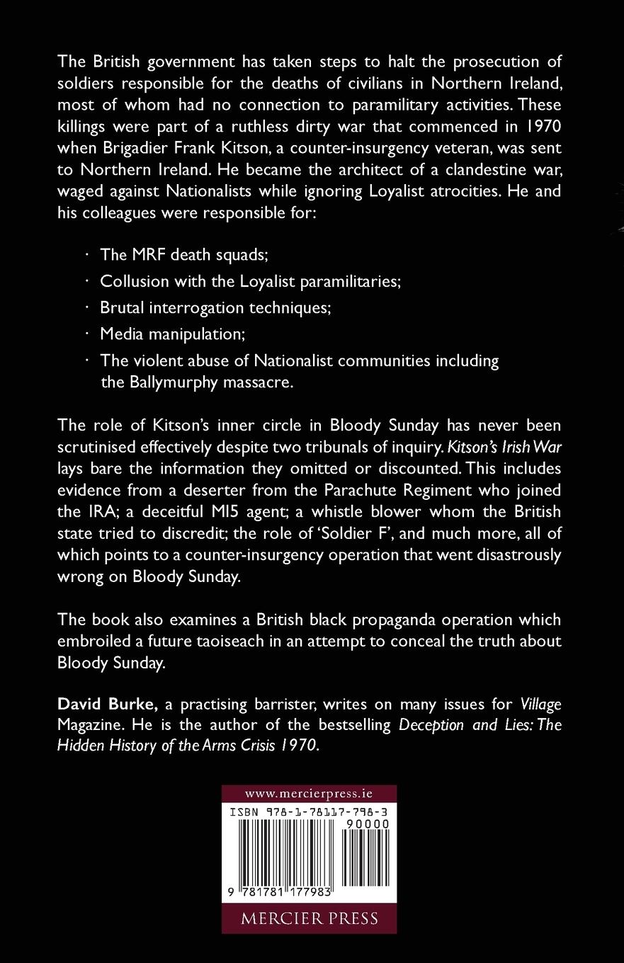 Rückseitencover Kitson's  Irish War