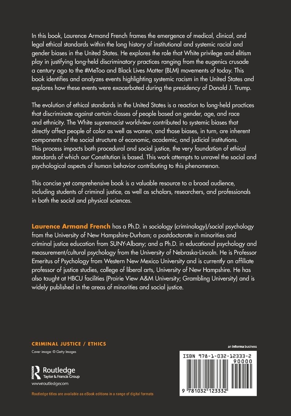 Rückseitencover The Evolution of Ethics in America