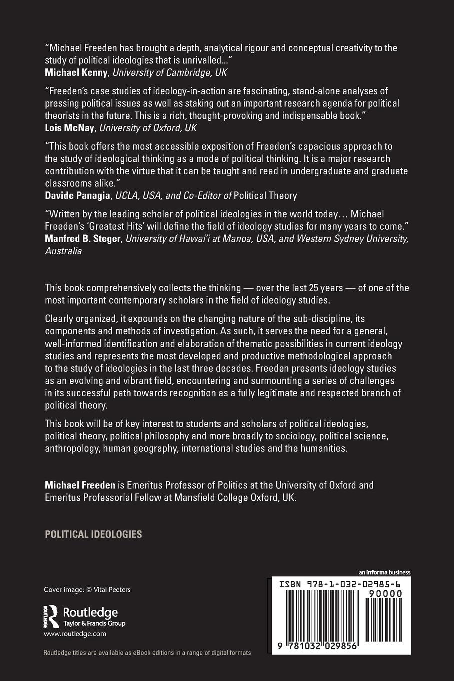 Rückseitencover Ideology Studies