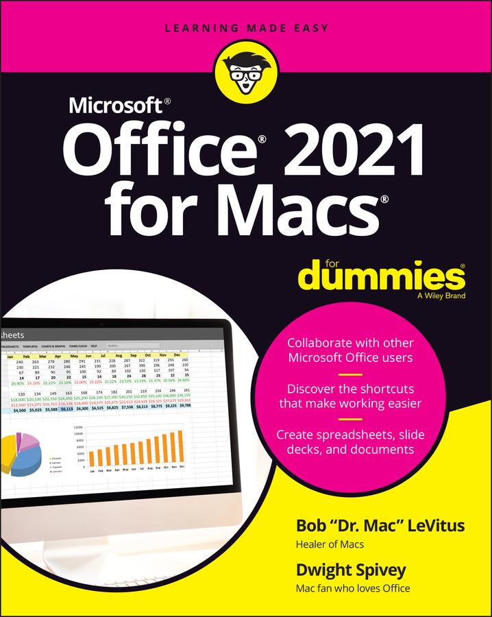 Vorderes Coverbild Office 2021 for Macs for Dummies