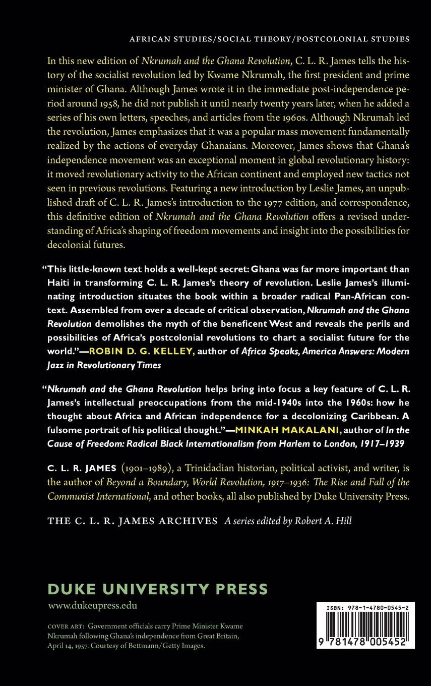 Rückseitencover Nkrumah and the Ghana Revolution