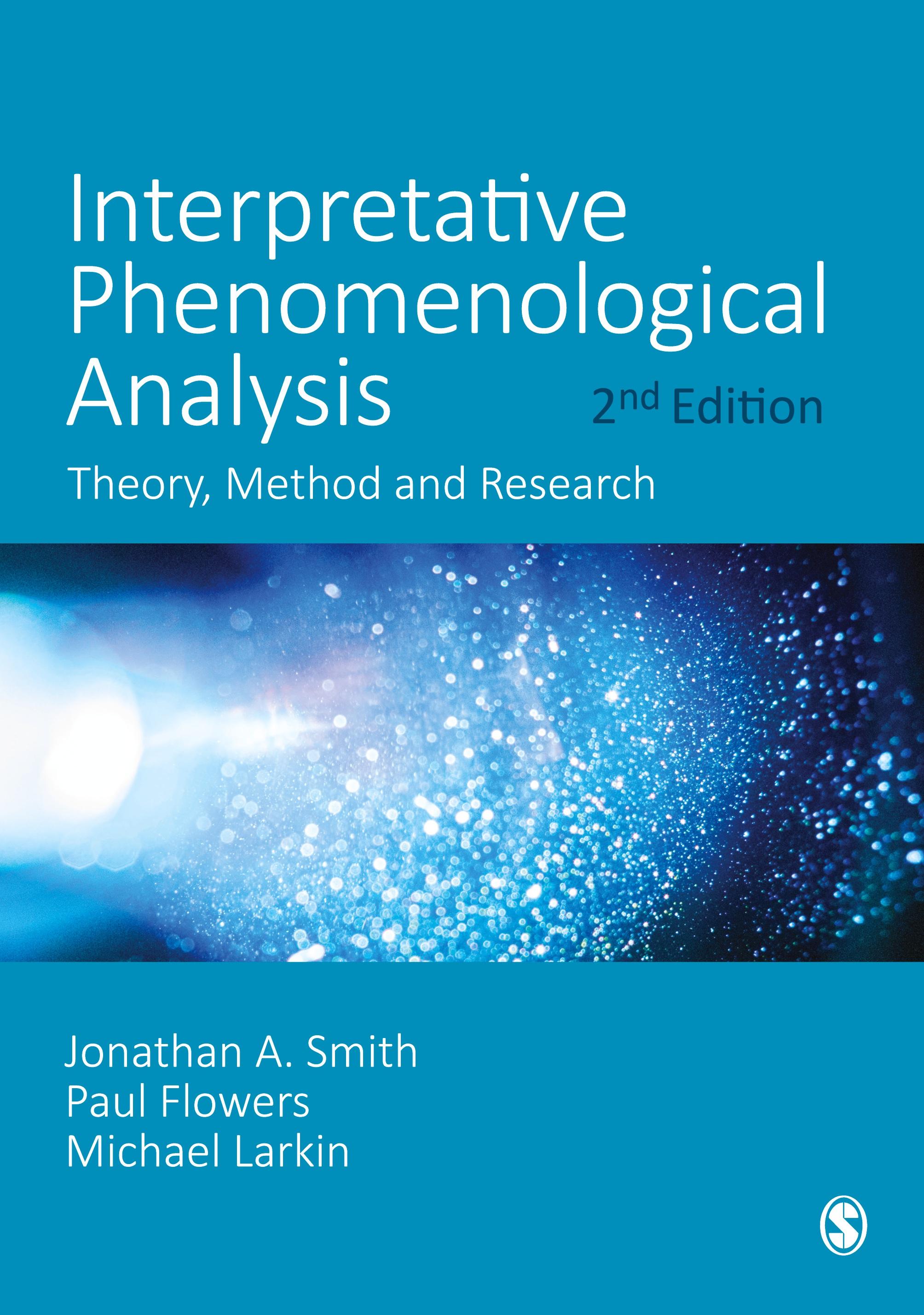 Vorderes Coverbild Interpretative Phenomenological Analysis