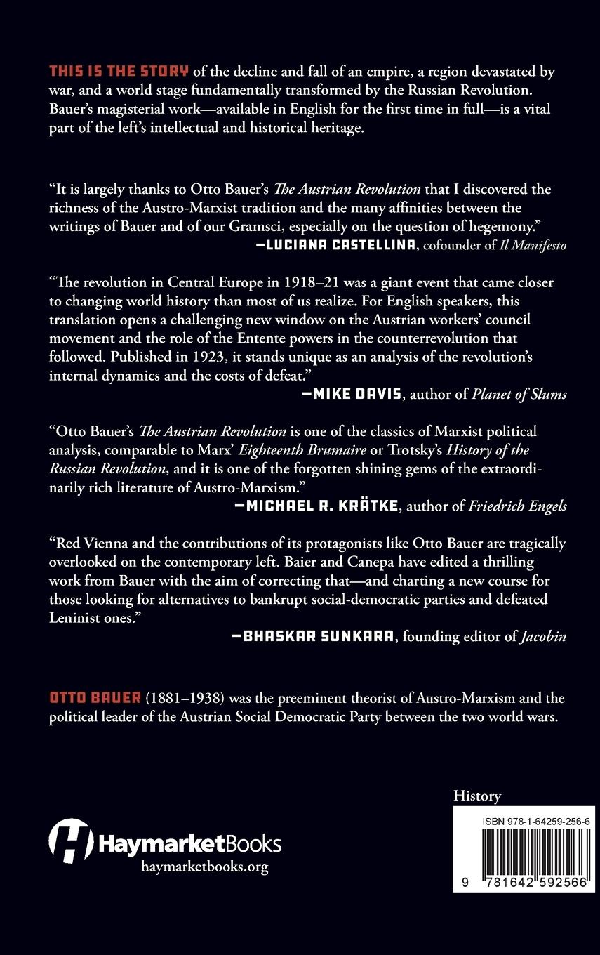 Rückseitencover The Austrian Revolution