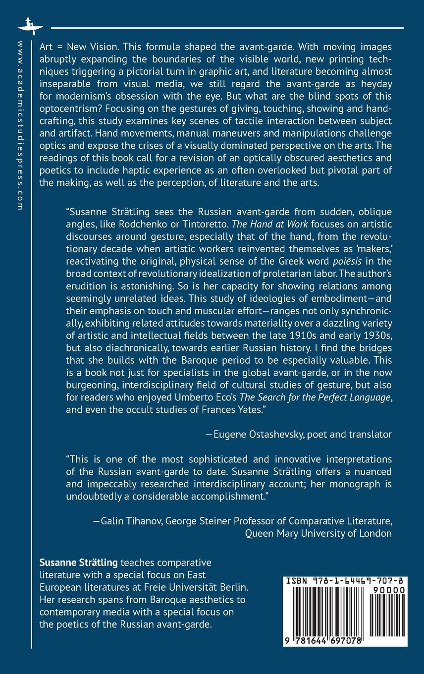 Rückseitencover The Hand at Work