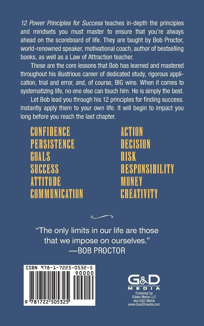 Rückseitencover 12 Power Principles for Success