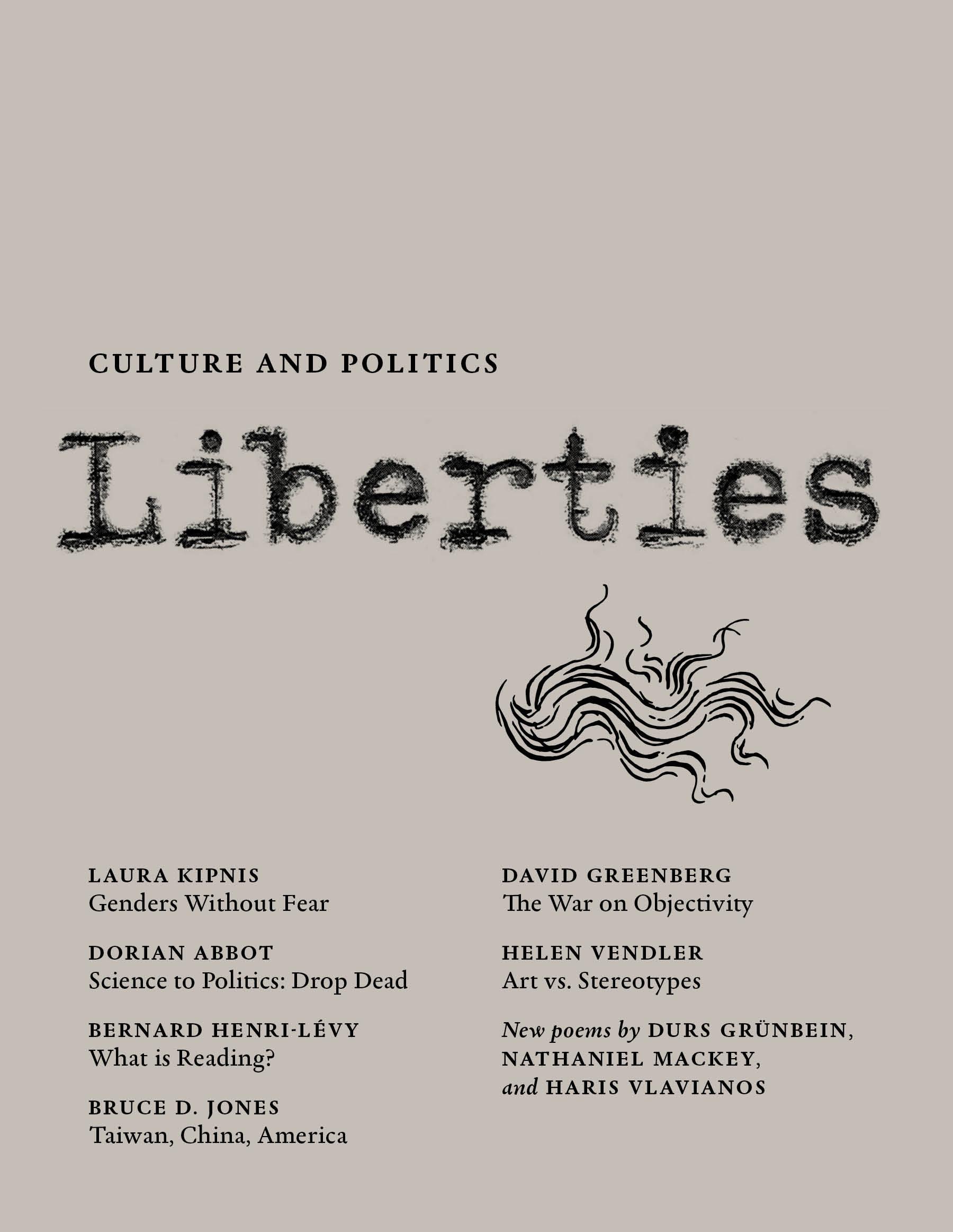 Vorderes Coverbild Liberties Journal of Culture and Politics
