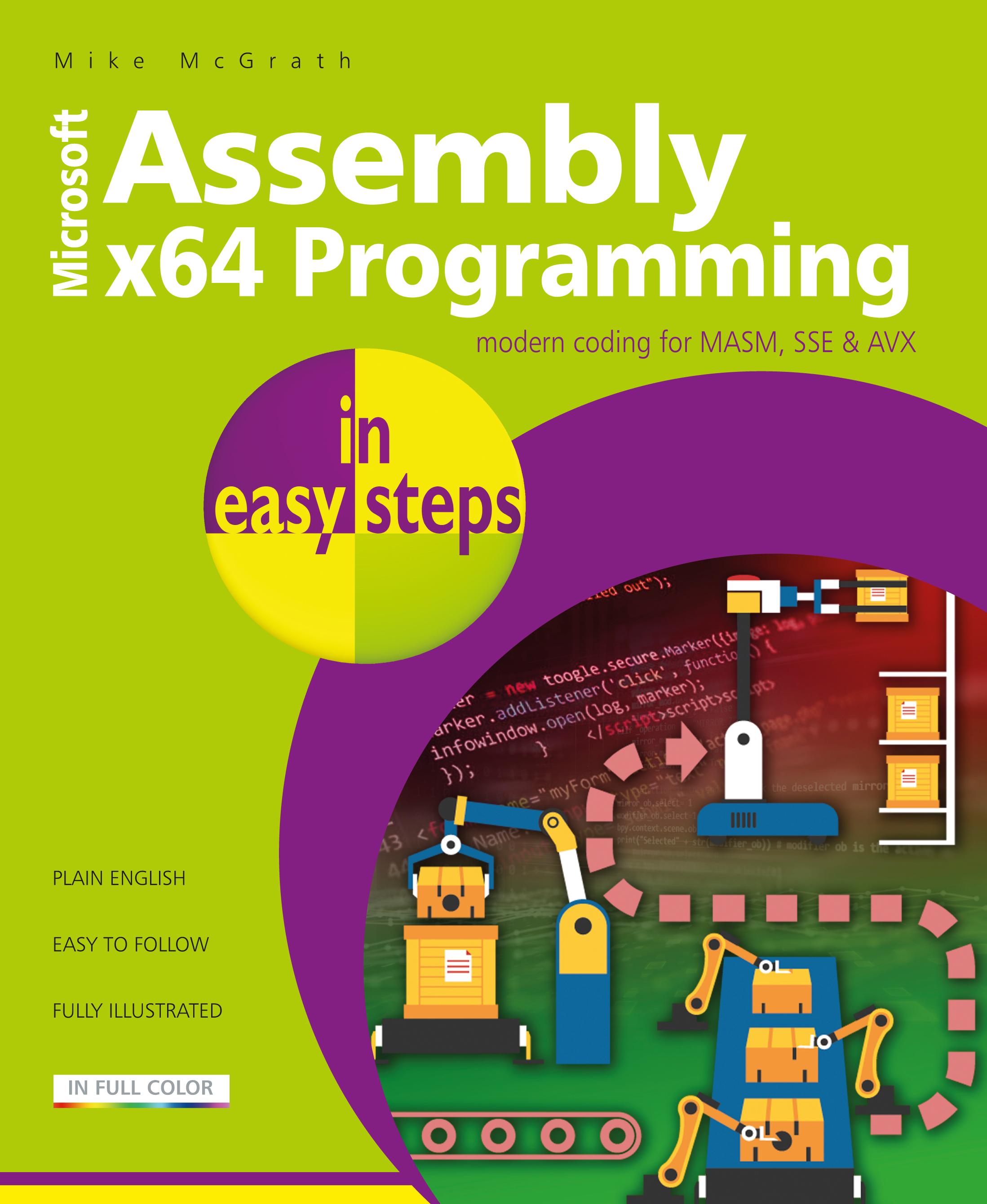 Vorderes Coverbild Assembly X64 in Easy Steps