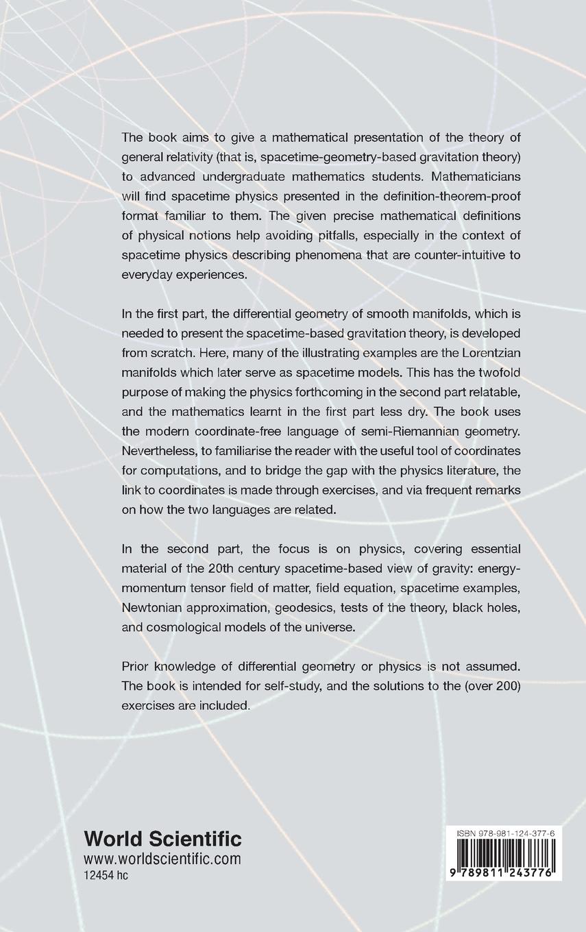 Rückseitencover MATHEMATICAL INTRODUCTION TO GENERAL RELATIVITY, A