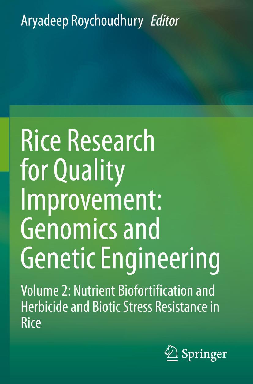 Vorderes Coverbild Rice Research for Quality Improvement: Genomics and Genetic Engineering