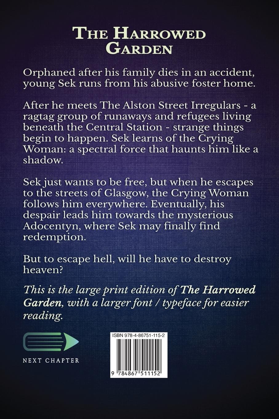 Rückseitencover The Harrowed Garden