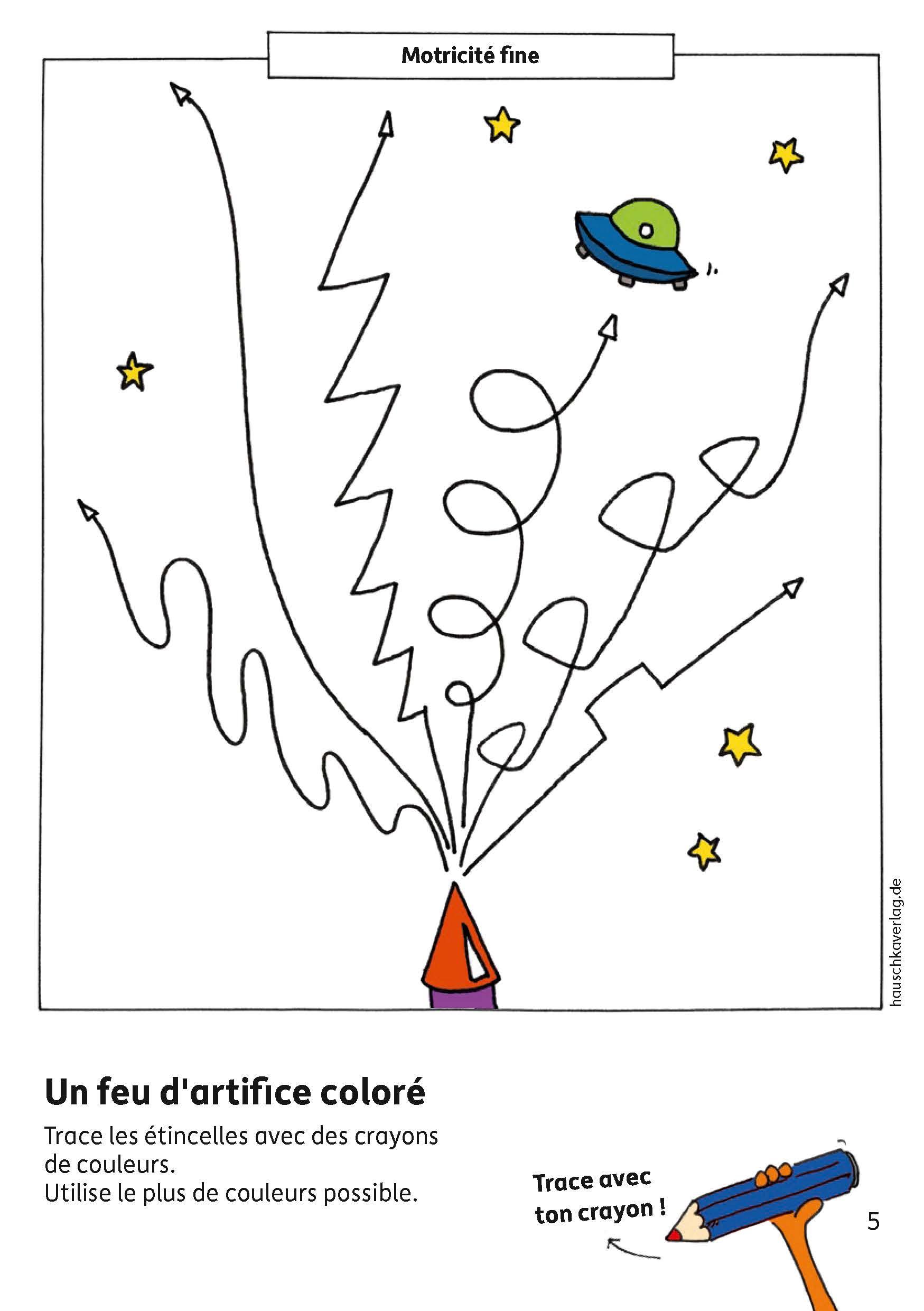 Beispielinhalt (Bild) Bloc de maternelle à partir de 4 ans - Trouver les formes, les couleurs, les erreurs - coloriage enfant - cahier vacances 4 ans