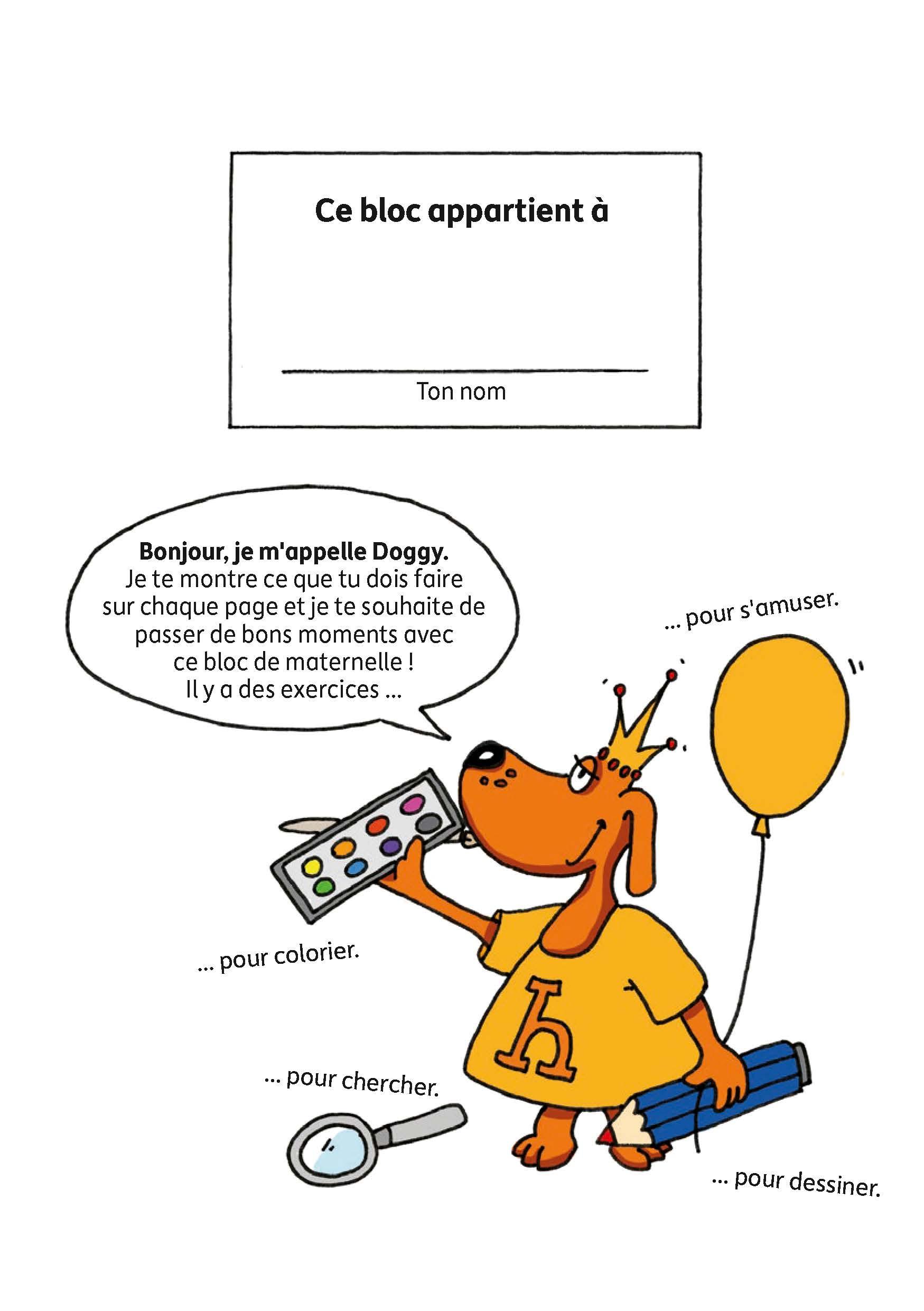 Beispielinhalt (Bild) Bloc de maternelle à partir de 4 ans - Trouver les formes, les couleurs, les erreurs - coloriage enfant - cahier vacances 4 ans