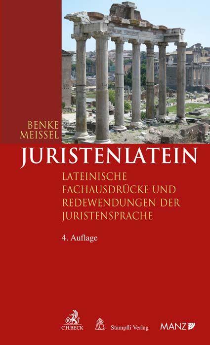 Vorderes Coverbild Juristenlatein