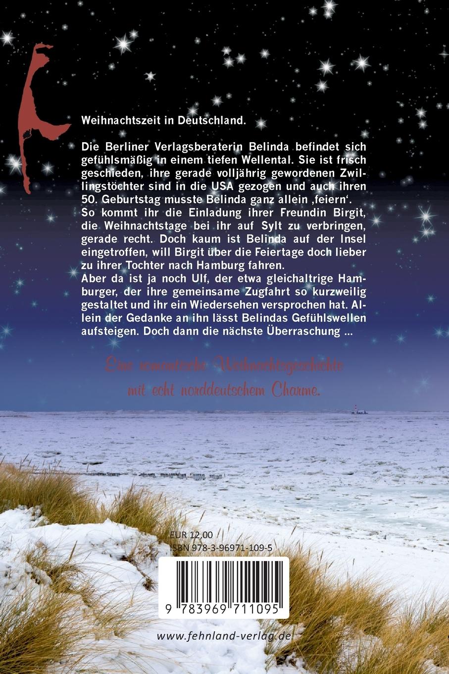 Rückseitencover Sylter Weihnachtswellen. Eine Liebesgeschichte