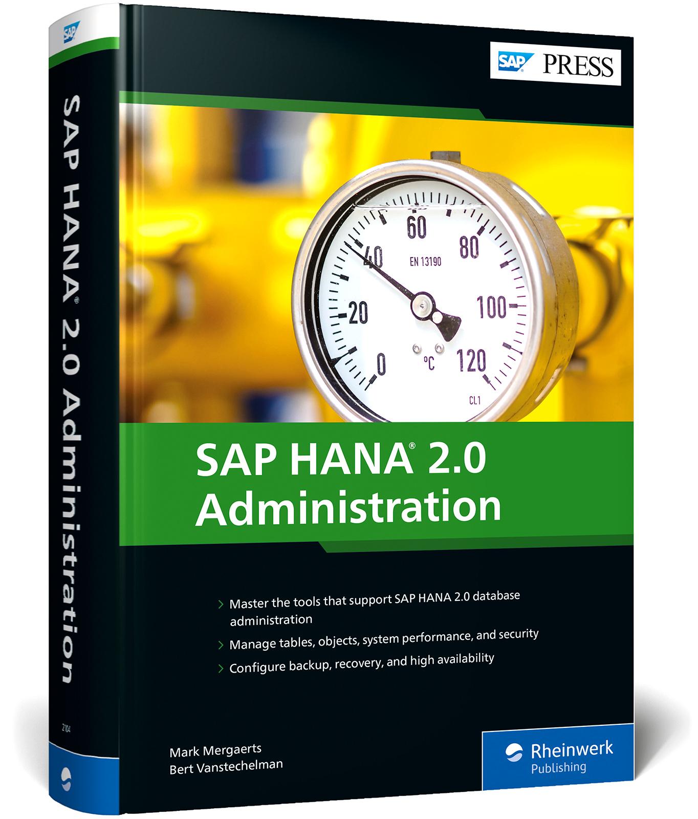 Vorderes Coverbild SAP Hana 2.0 Administration