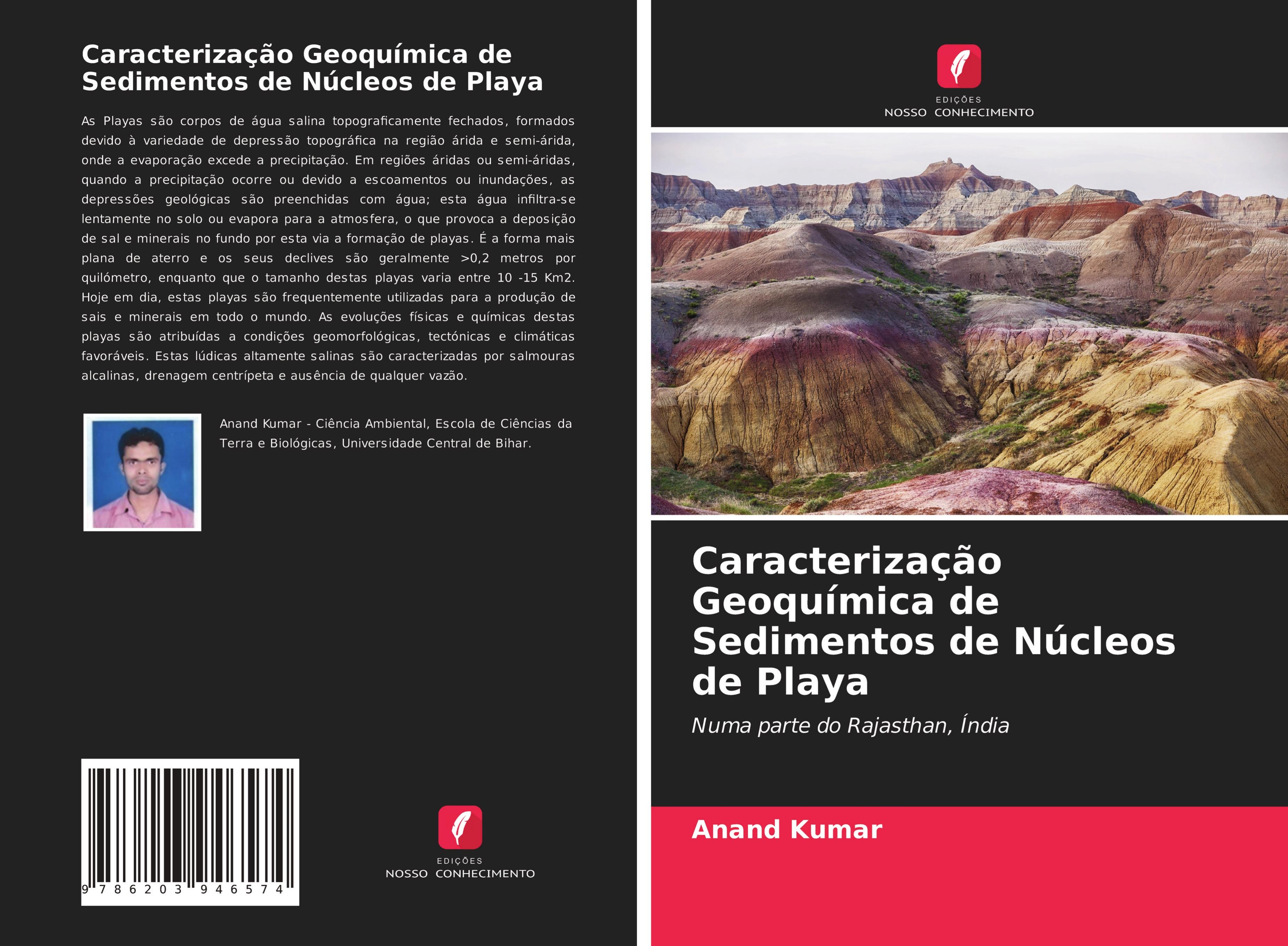 Vorderes Coverbild Caracterização Geoquímica de Sedimentos de Núcleos de Playa