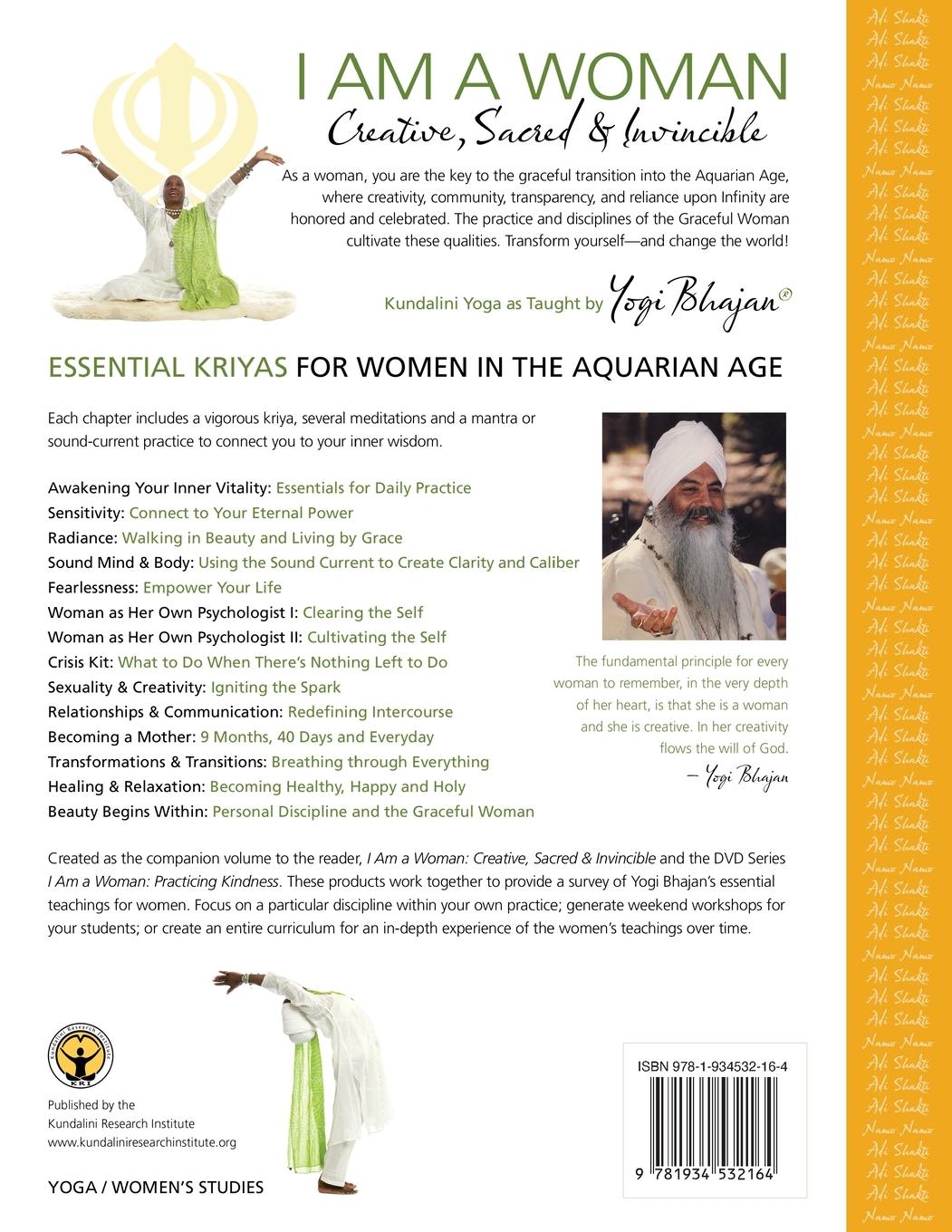 Rückseitencover I am a Woman Creative, Sacred & Invincible