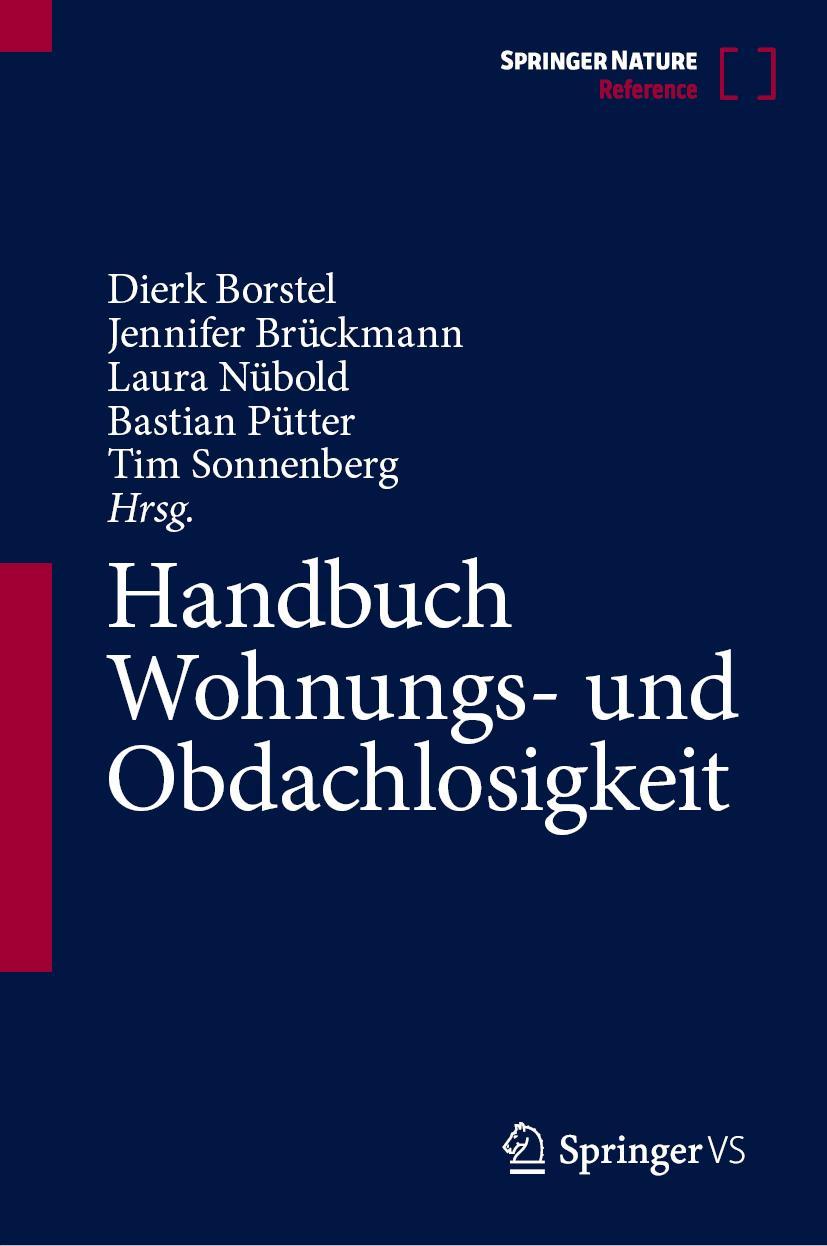 Vorderes Coverbild Handbuch Wohnungs- und Obdachlosigkeit