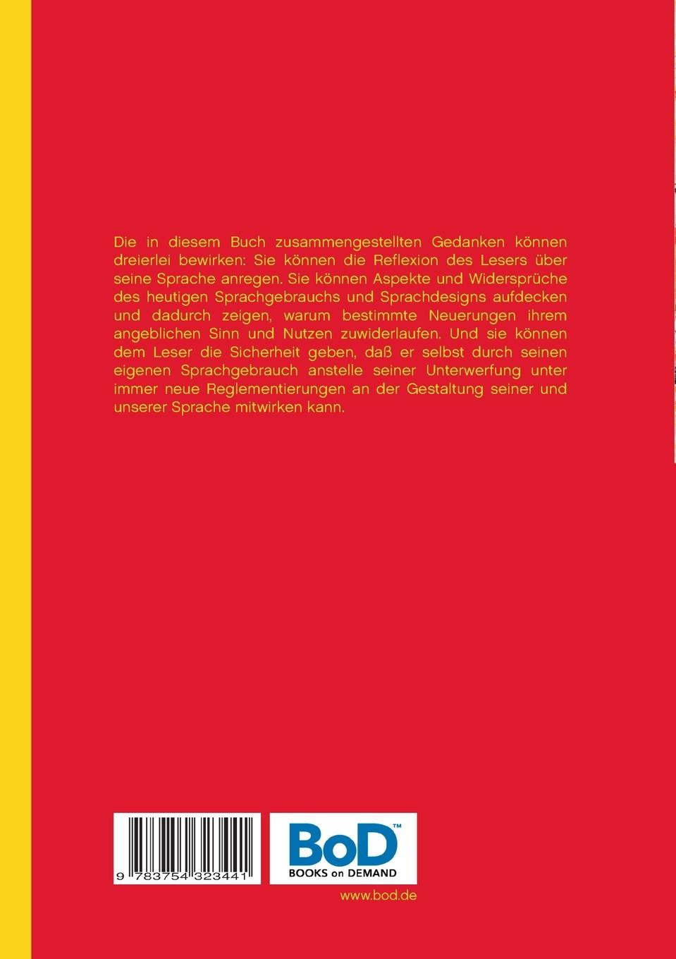 Rückseitencover Sprachkundliche Aufsätze.