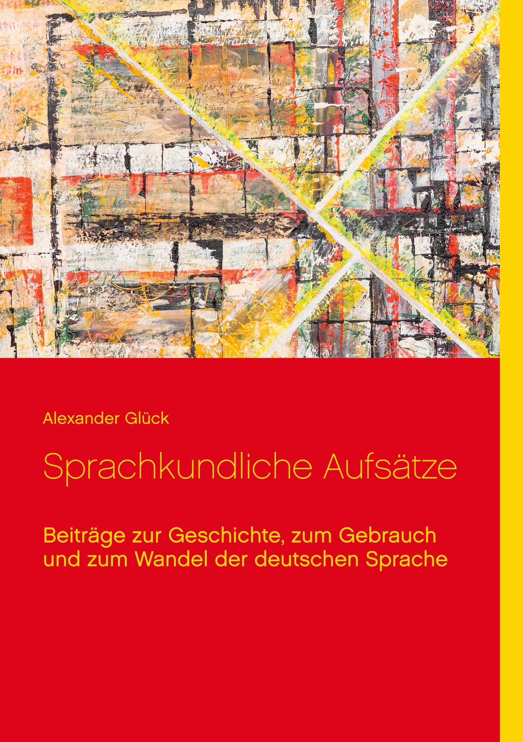 Vorderes Coverbild Sprachkundliche Aufsätze.