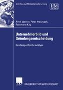Vorderes Coverbild Unternehmerbild und Gründungsentscheidung