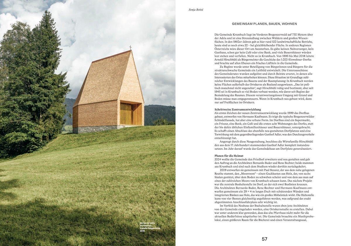 Beispielinhalt (Bild) Schön hier. Architektur auf dem Land