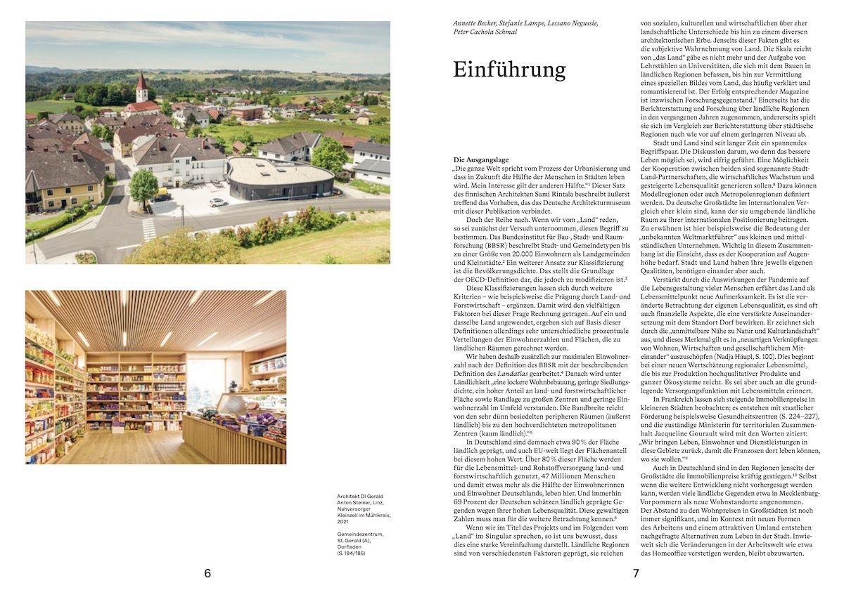 Beispielinhalt (Bild) Schön hier. Architektur auf dem Land