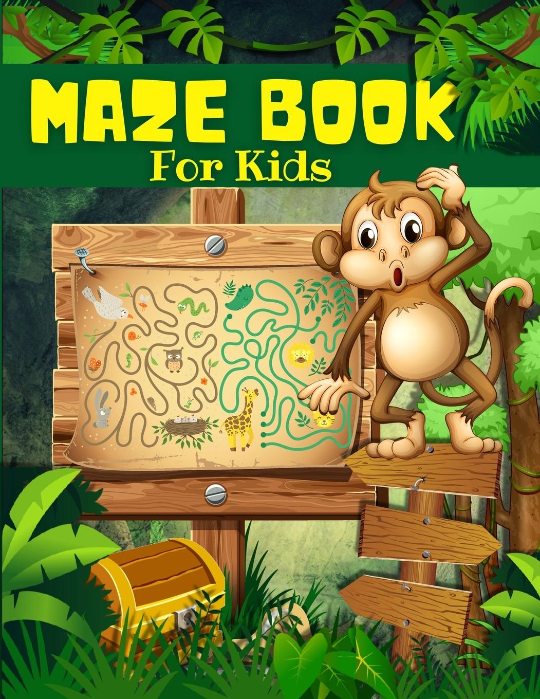 Vorderes Coverbild Maze Book For Kids, Boys And Girls Ages 4-8