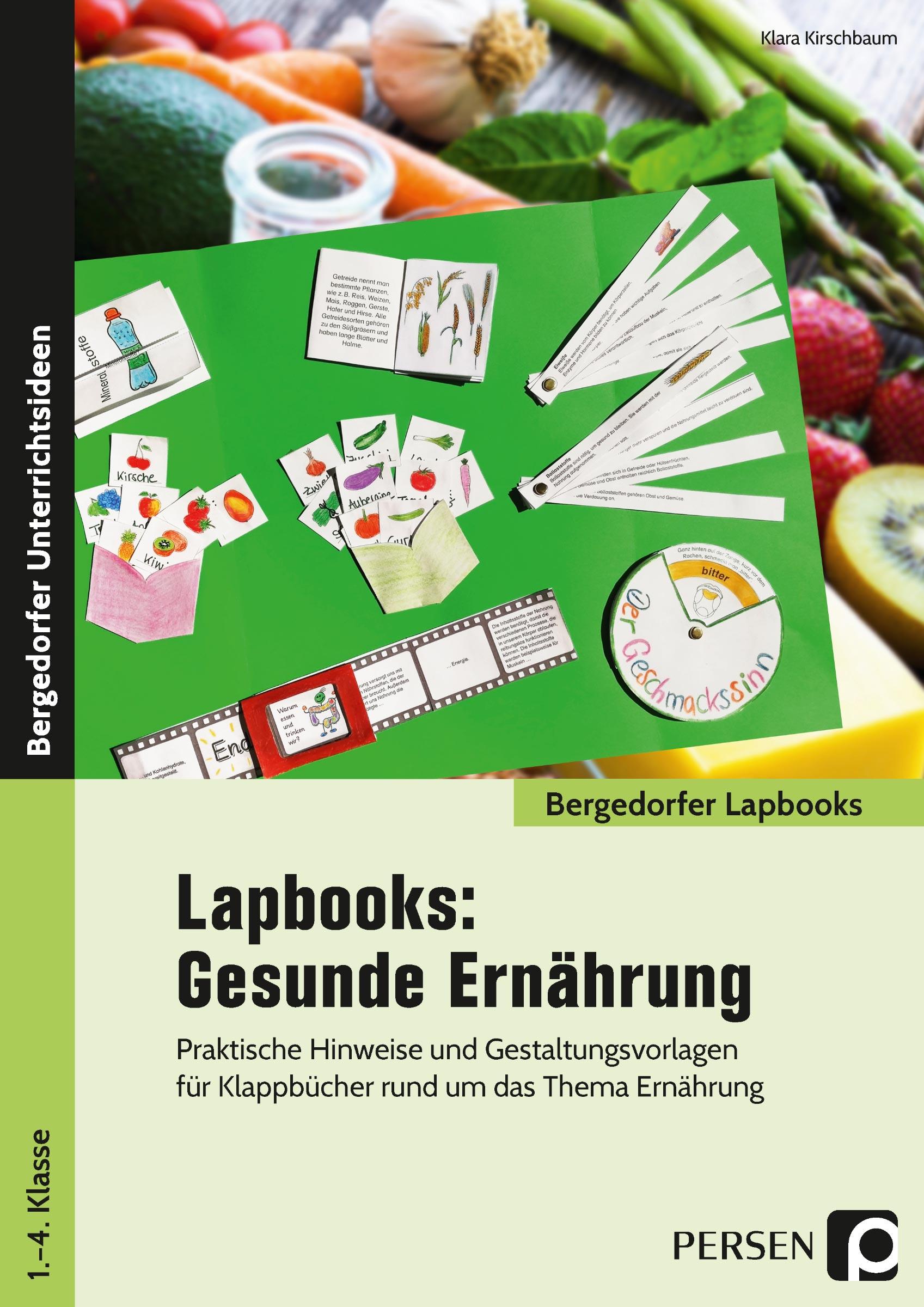Vorderes Coverbild Lapbooks: Gesunde Ernährung - 1.-4. Klasse