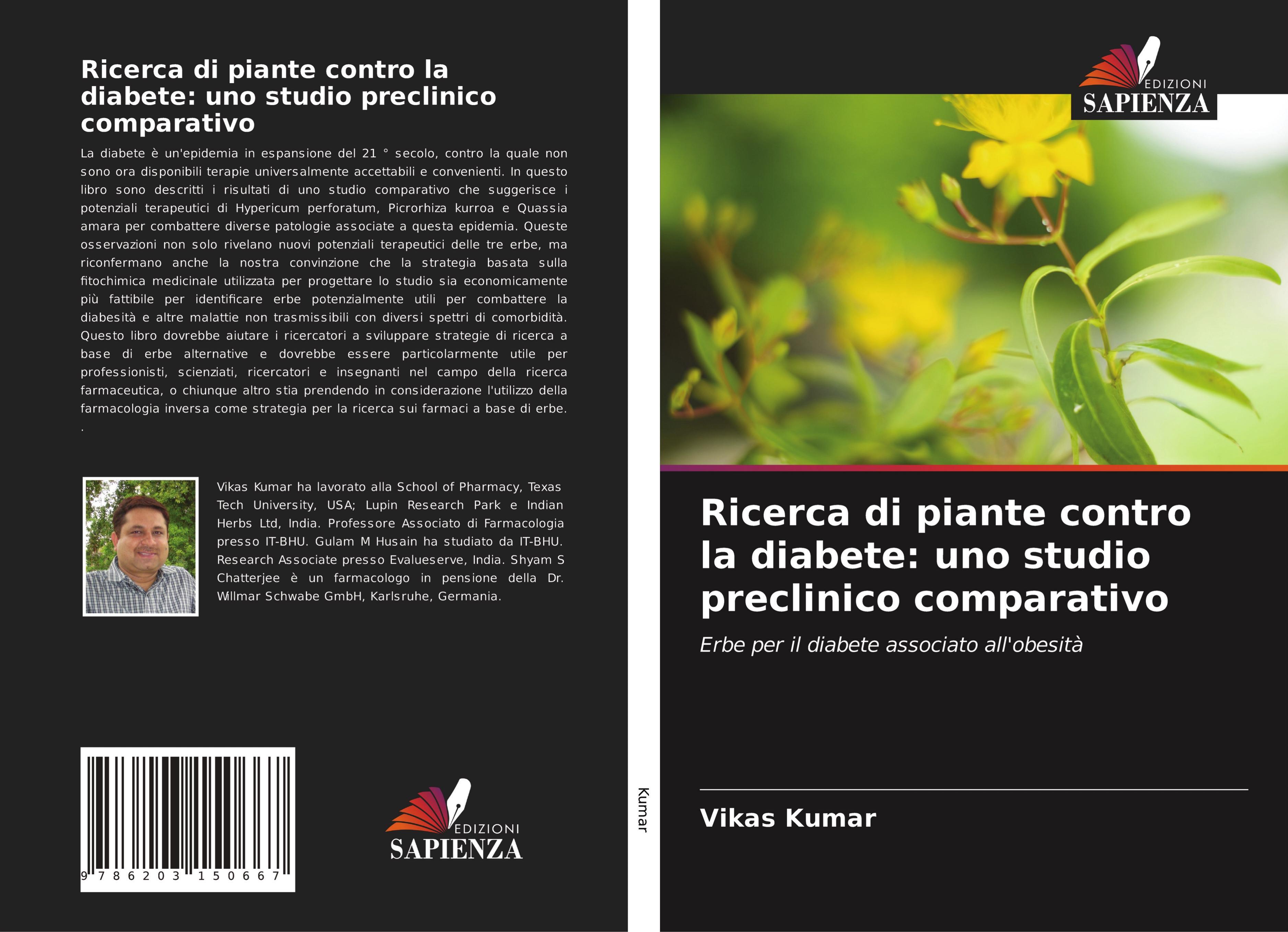 Vorderes Coverbild Ricerca di piante contro la diabete: uno studio preclinico comparativo