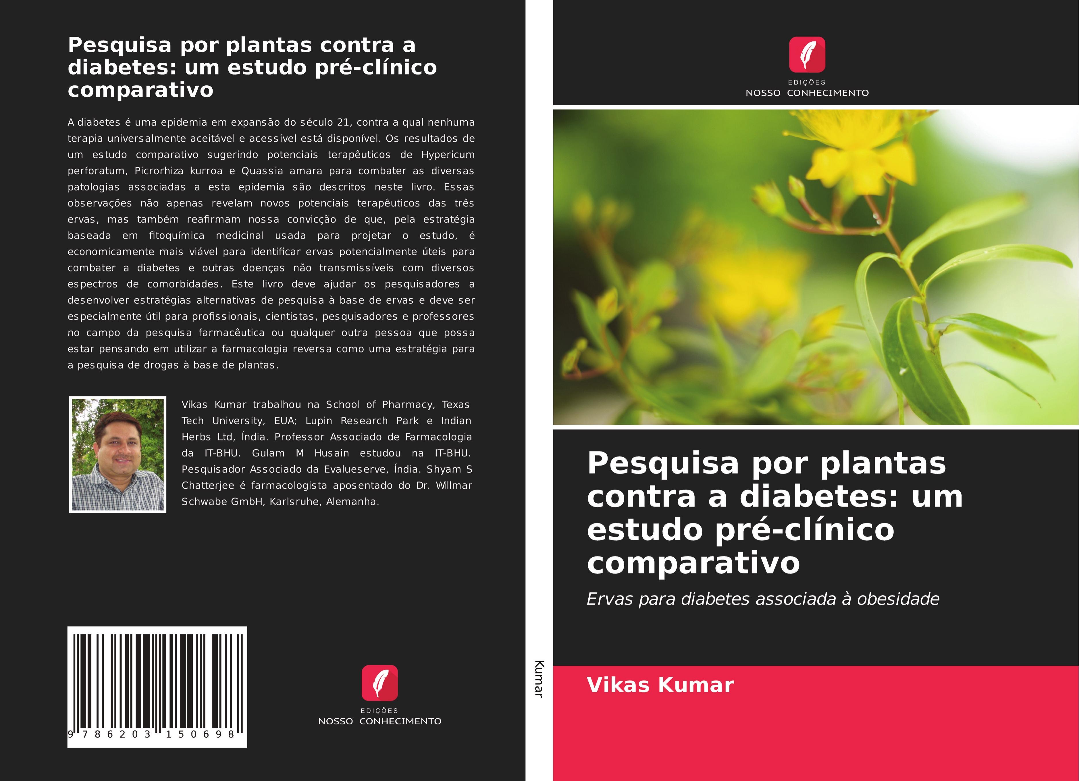 Vorderes Coverbild Pesquisa por plantas contra a diabetes: um estudo pré-clínico comparativo