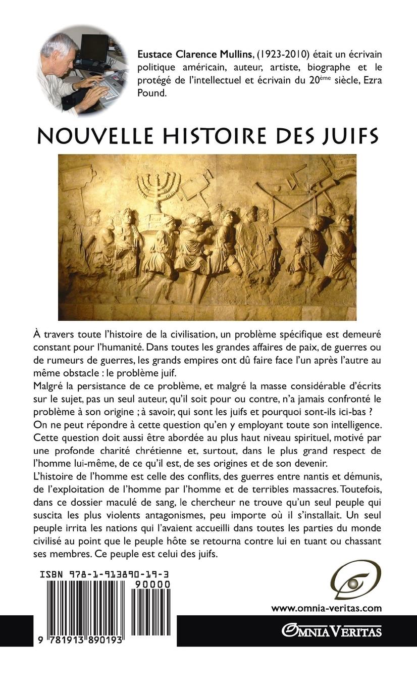 Rückseitencover Nouvelle histoire des Juifs