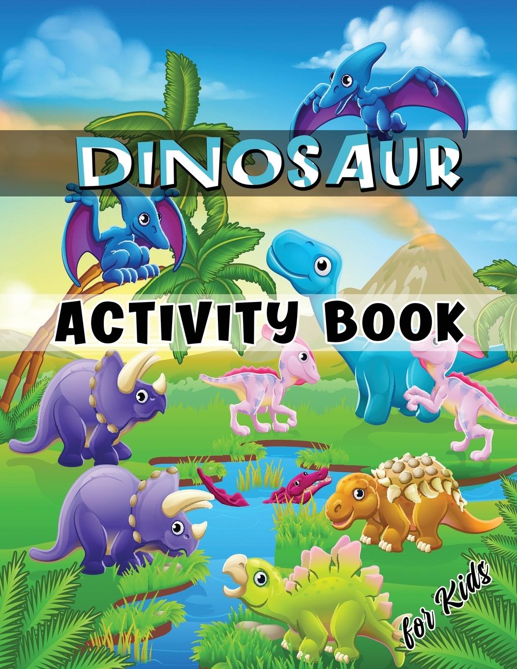 Vorderes Coverbild Dinosaur Activity Book for Kids
