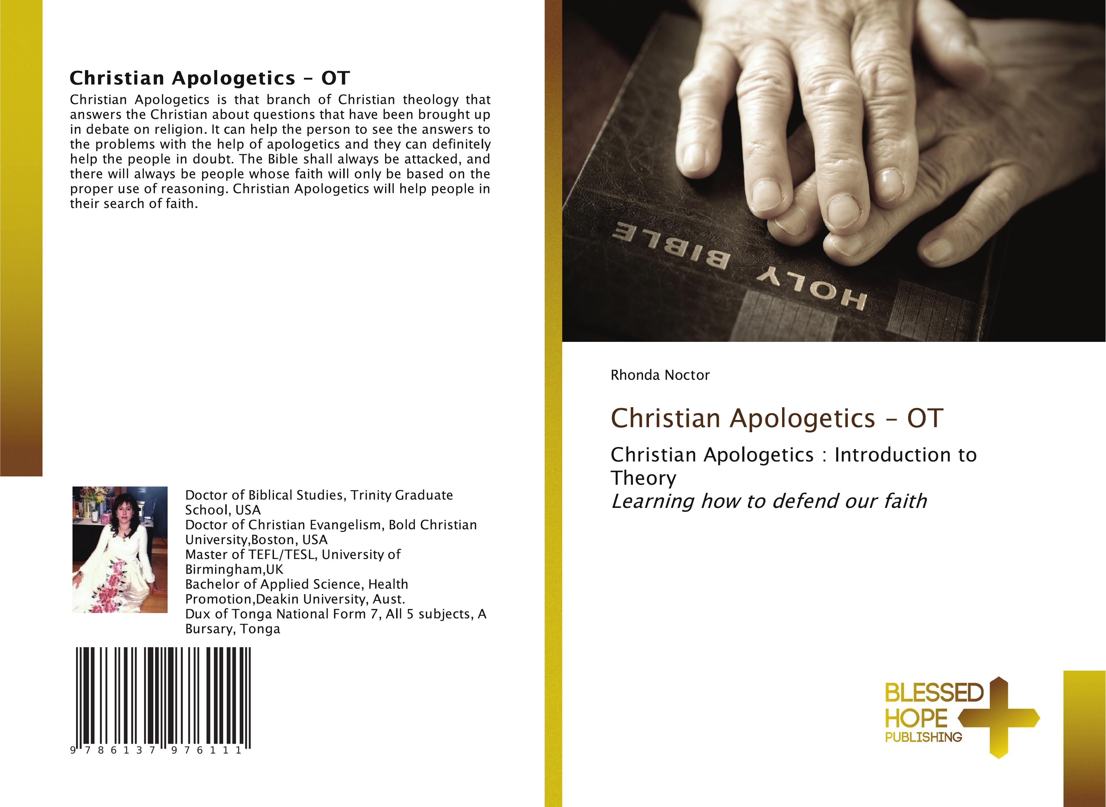 Vorderes Coverbild Christian Apologetics - OT