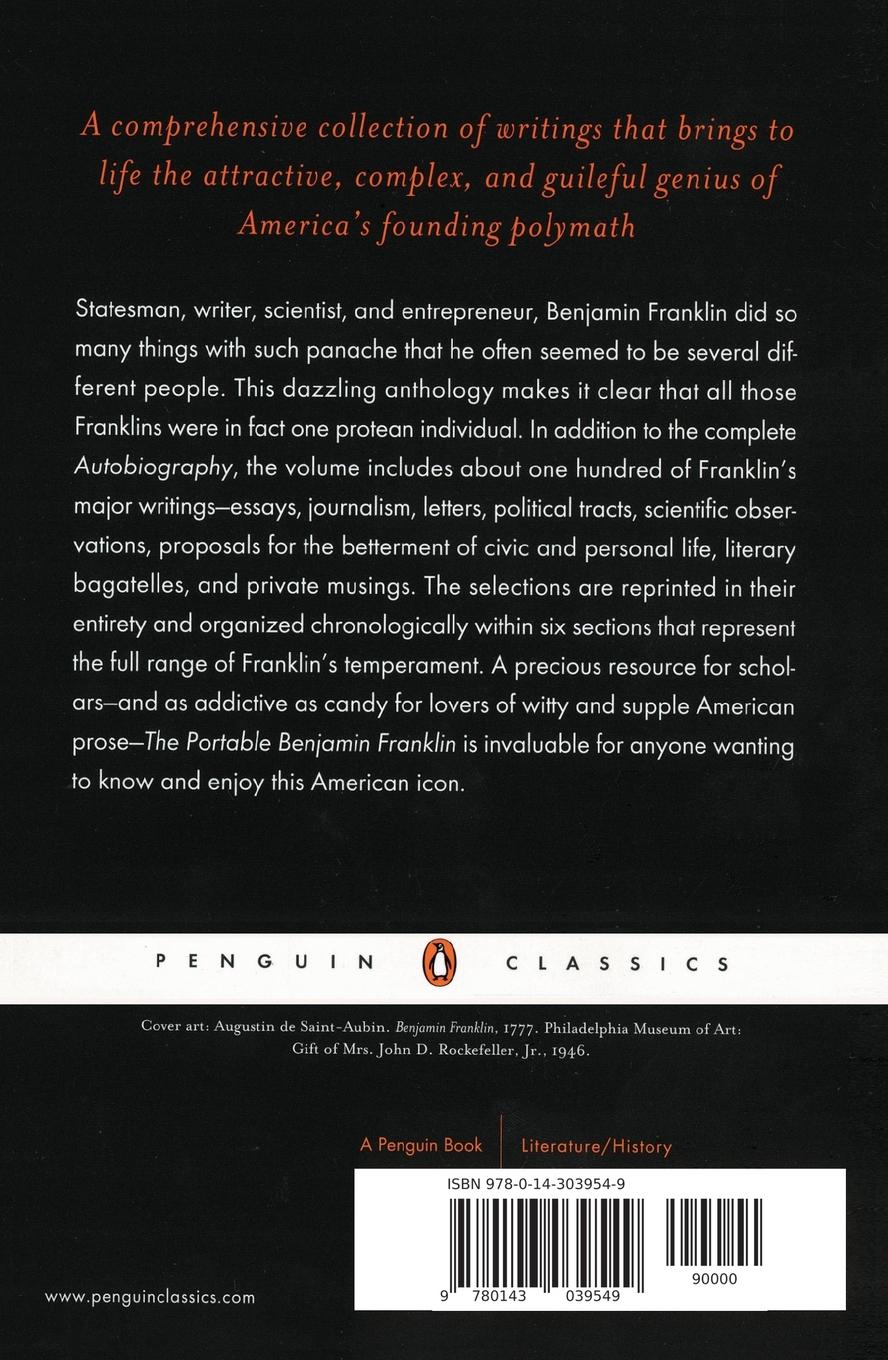 Rückseitencover The Portable Benjamin Franklin