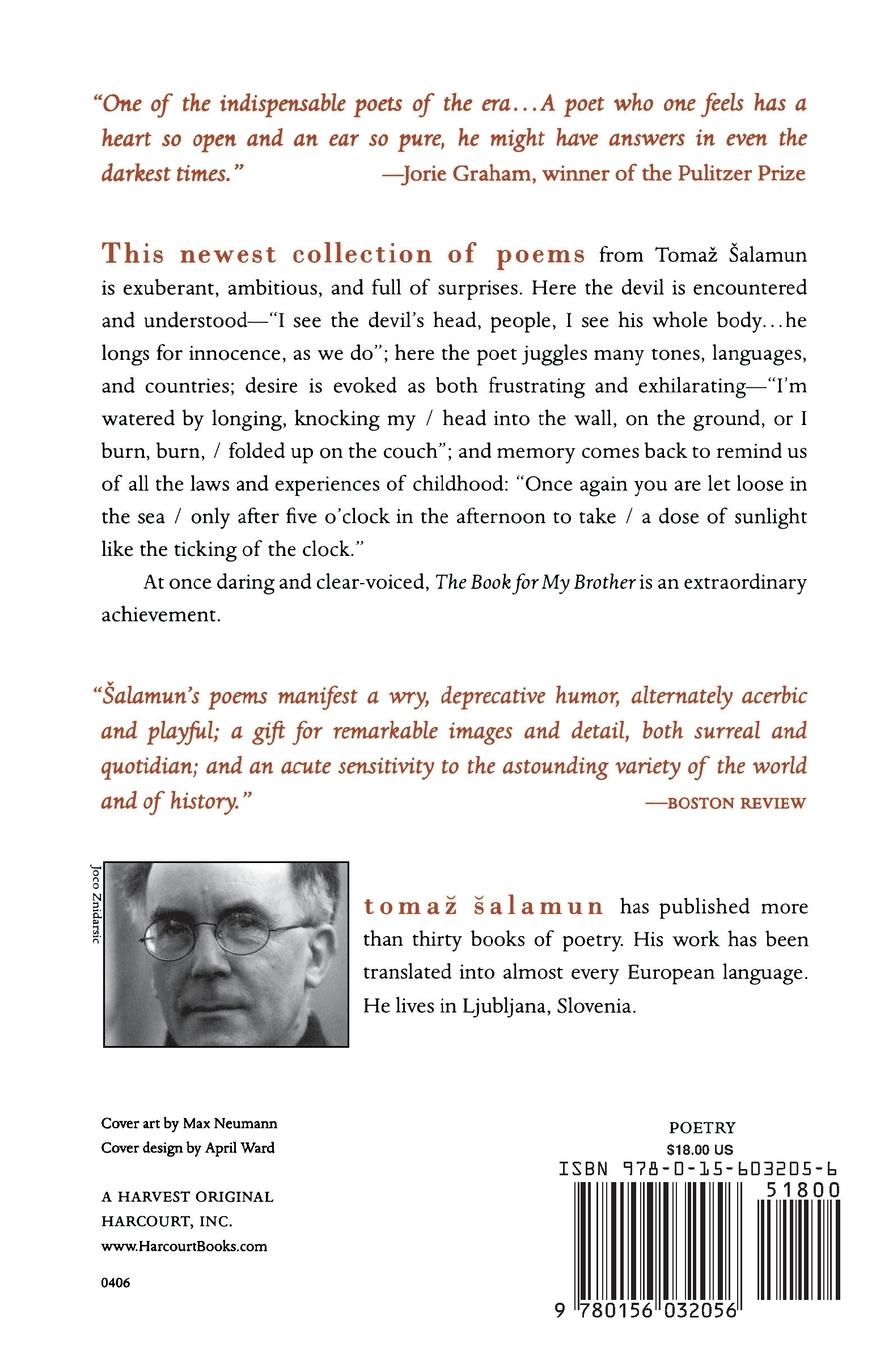 Rückseitencover The Book for My Brother