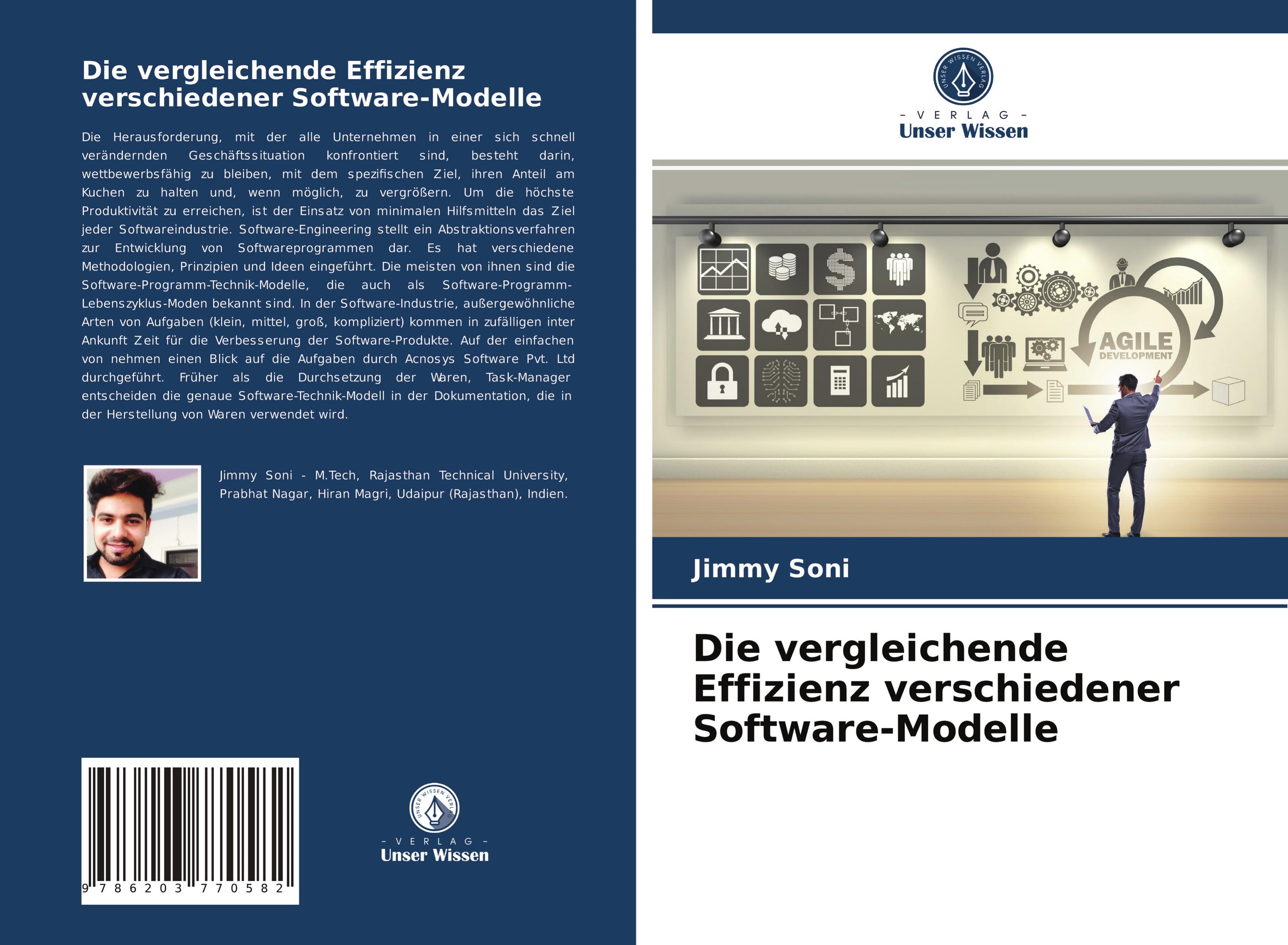 Vorderes Coverbild Die vergleichende Effizienz verschiedener Software-Modelle