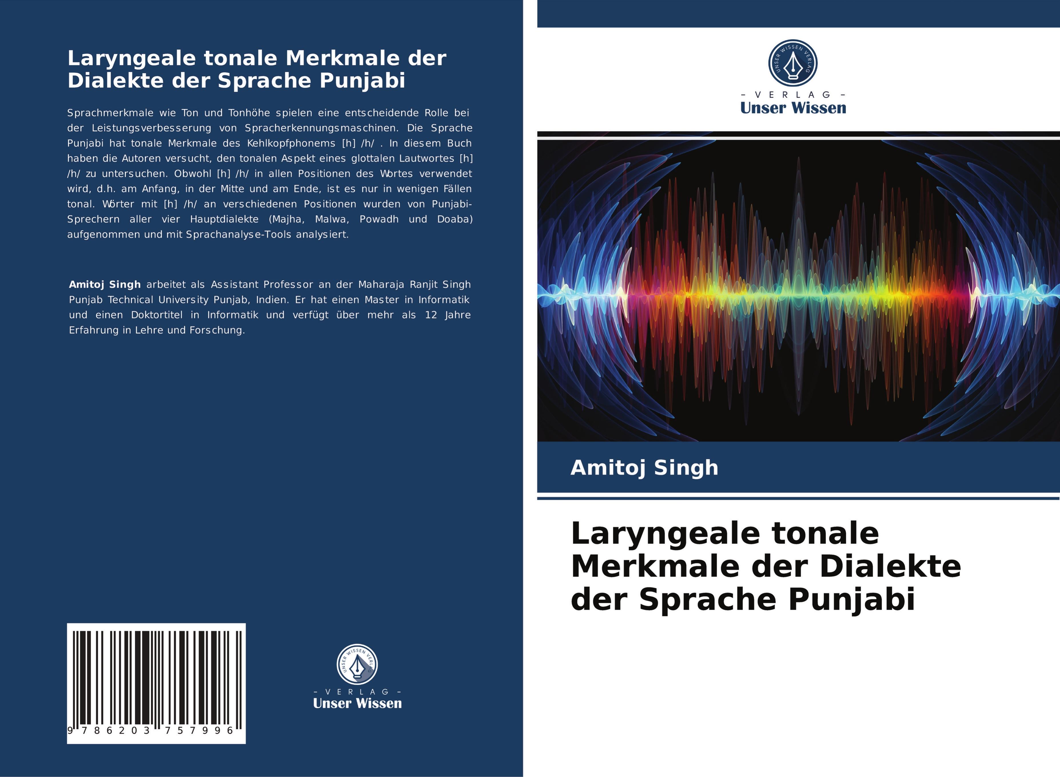 Vorderes Coverbild Laryngeale tonale Merkmale der Dialekte der Sprache Punjabi